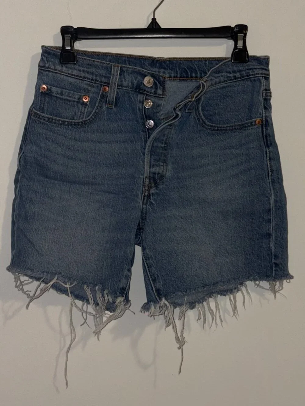 Mid Thigh Denim Shorts